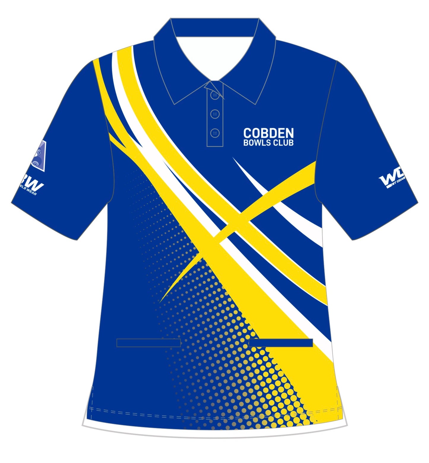 Cobden Bowling Club Ladies Short Sleeve Polo