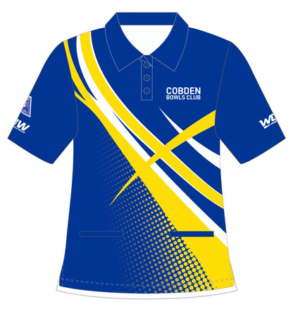 Cobden Bowling Club Ladies Short Sleeve Polo
