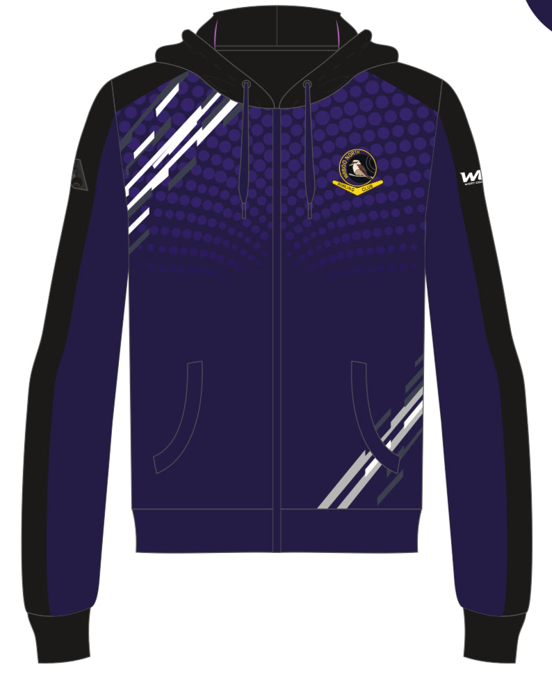 Mirboo North Bowling Club Uniform Unisex Zipped Hoodie