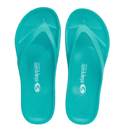 EOFY Sale- Slappas Arch Support Thongs - Teal