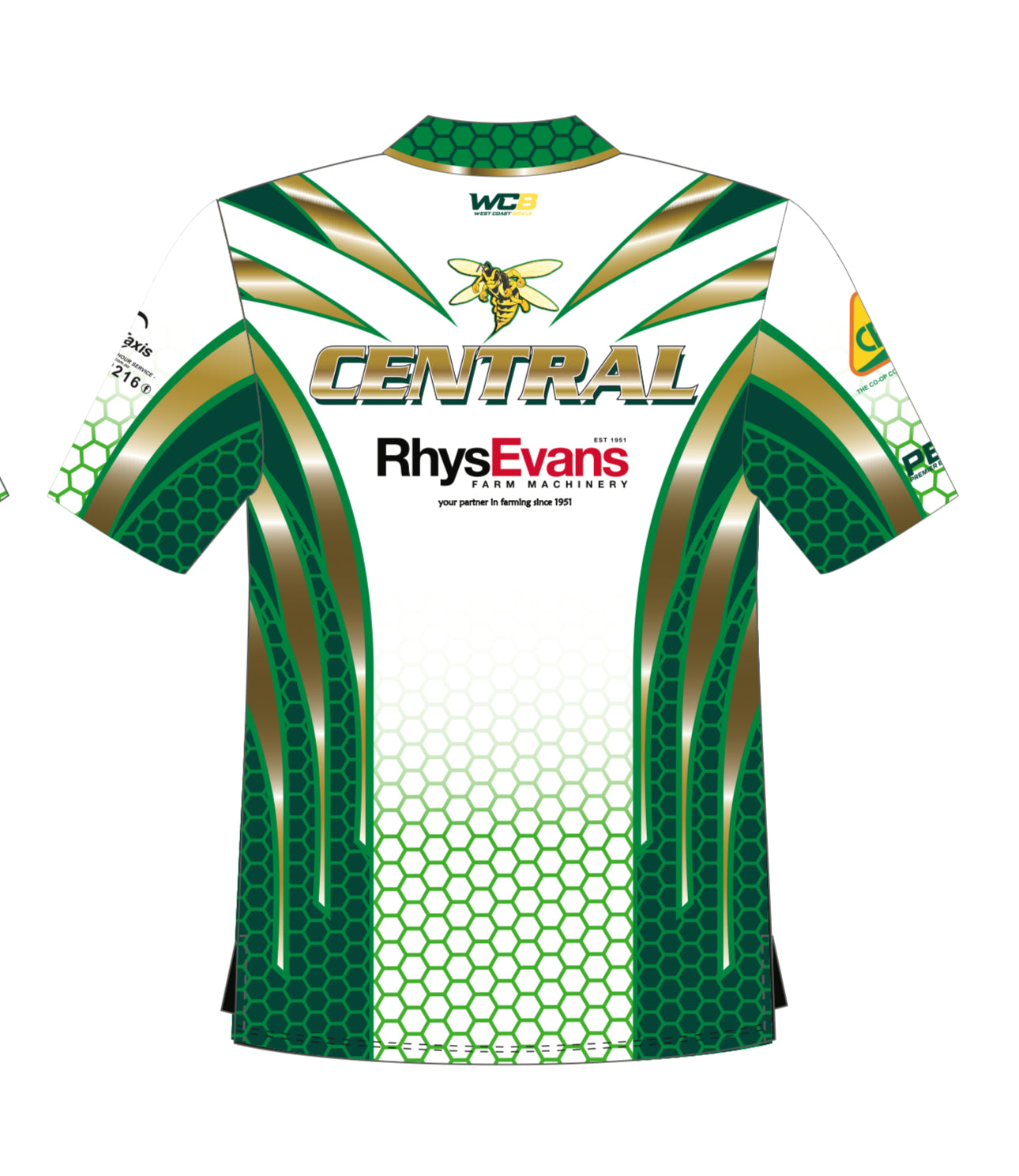 Central Bowling Club Colac Mens Short Sleeve Polo