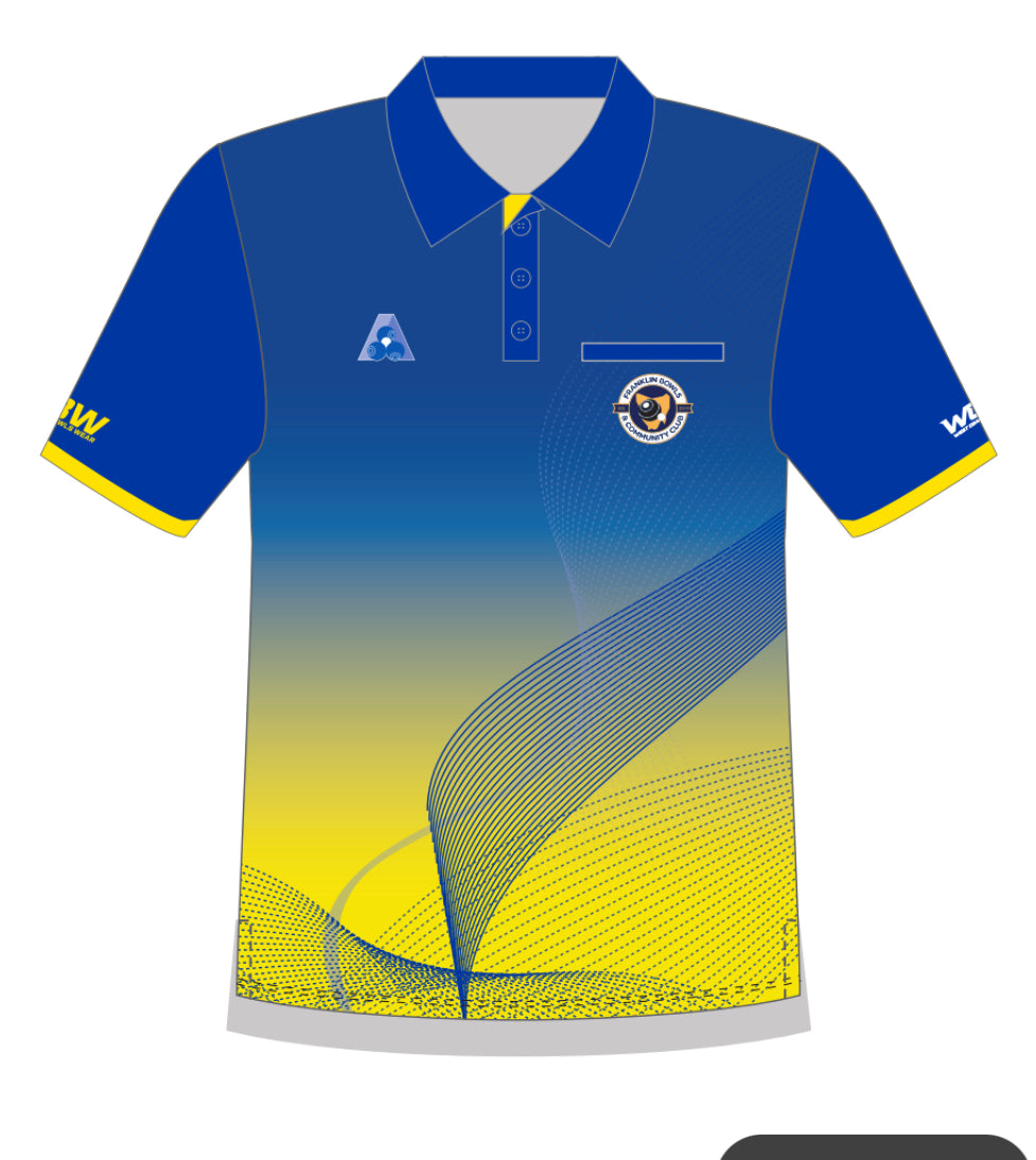 Franklin Bowls Club Mens Short Sleeve Polo