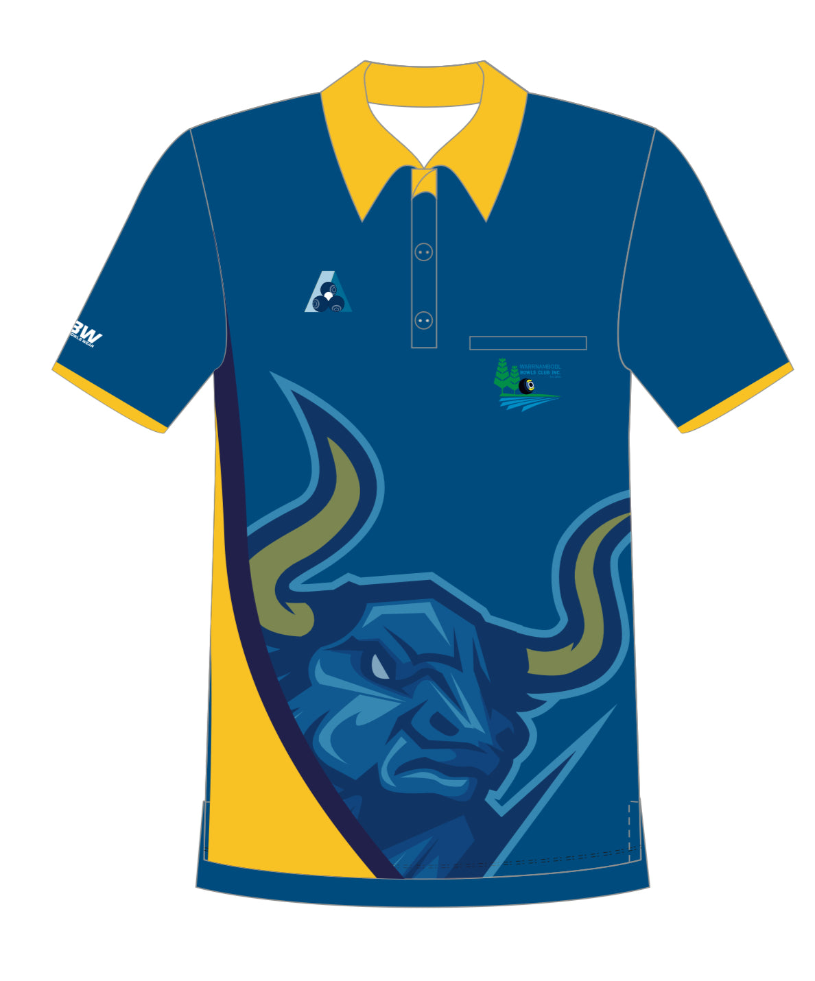 Warrnambool Bowling Club Bulls Men’s Polo