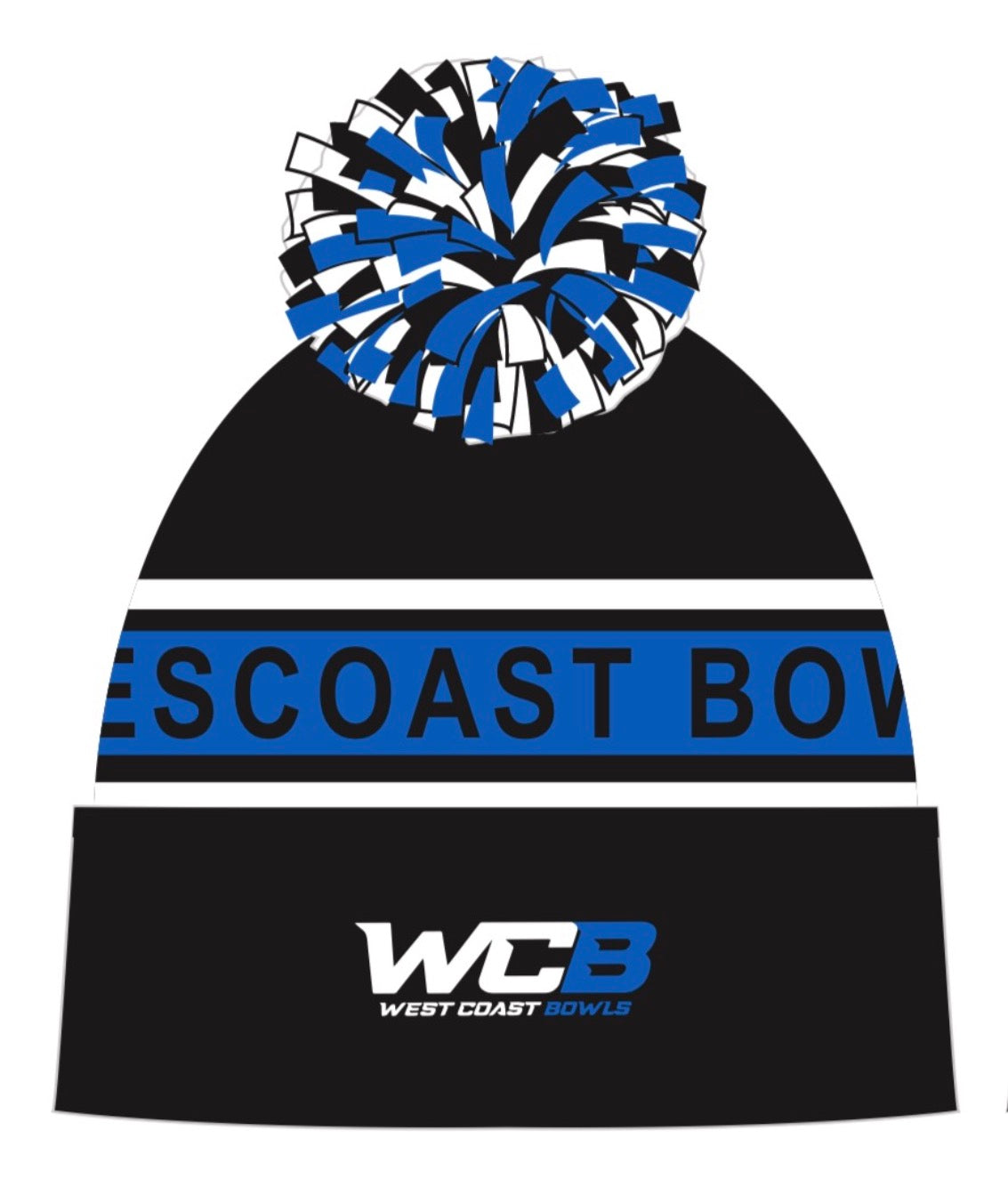 WCB Beanie Black & Blue