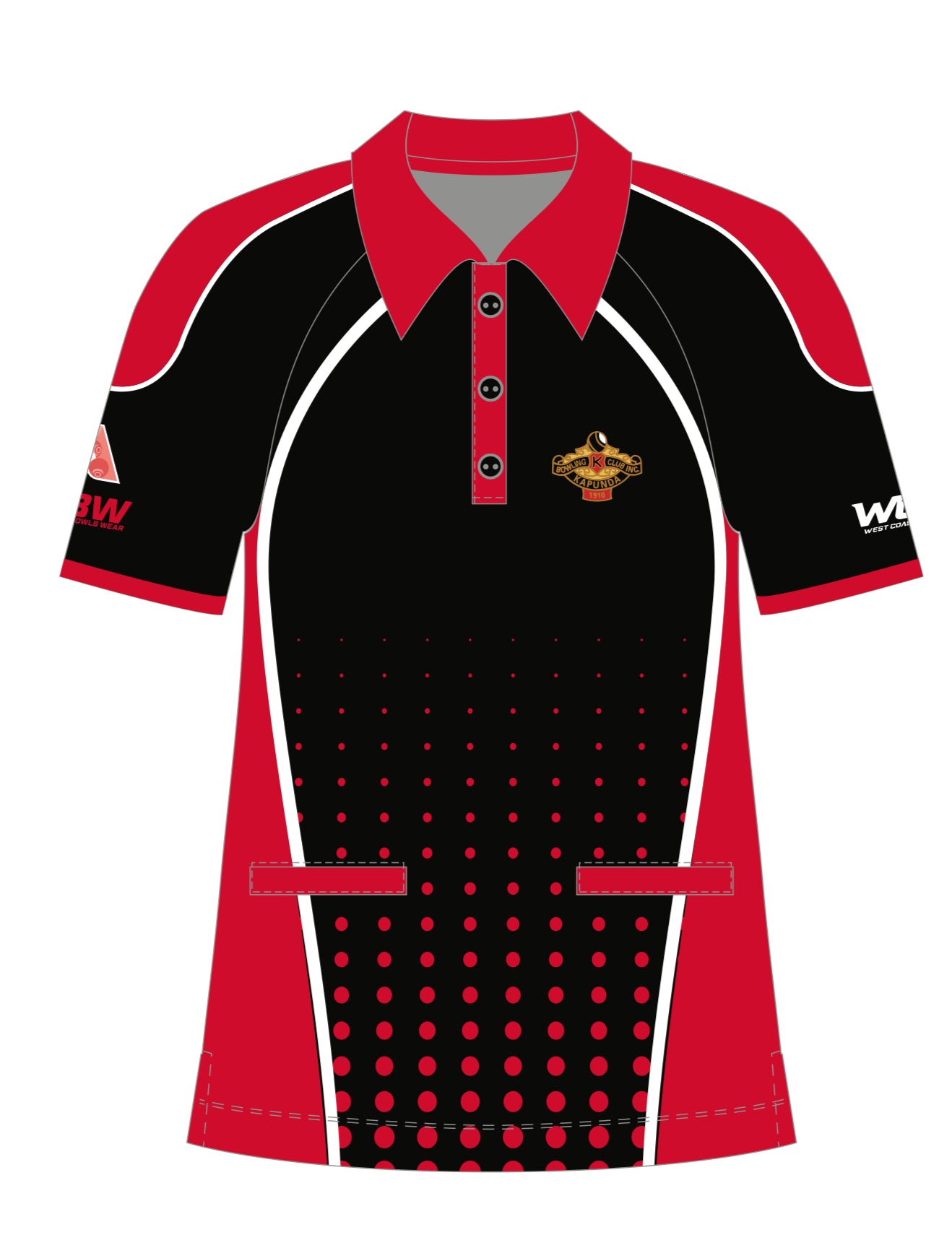 Kapunda Bowling Club Ladies Short Sleeve Polo