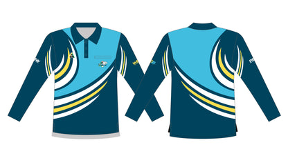 Mona Vale Bowling Club Mens Long Sleeve Polo