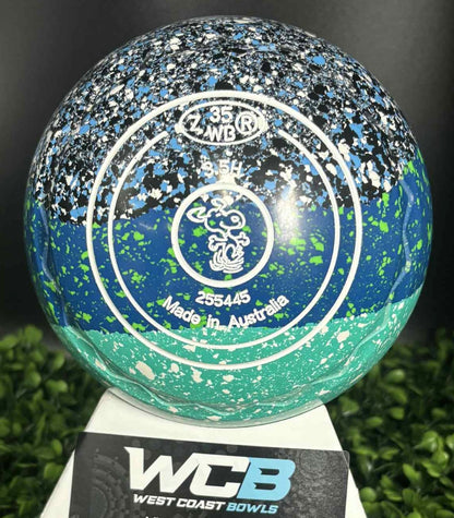 Aero Optima size 3.5 ZScoop Trifecta Teal/Blue/Grey