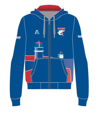 Queenscliff Bowling Club Unisex Zipped Hoodie