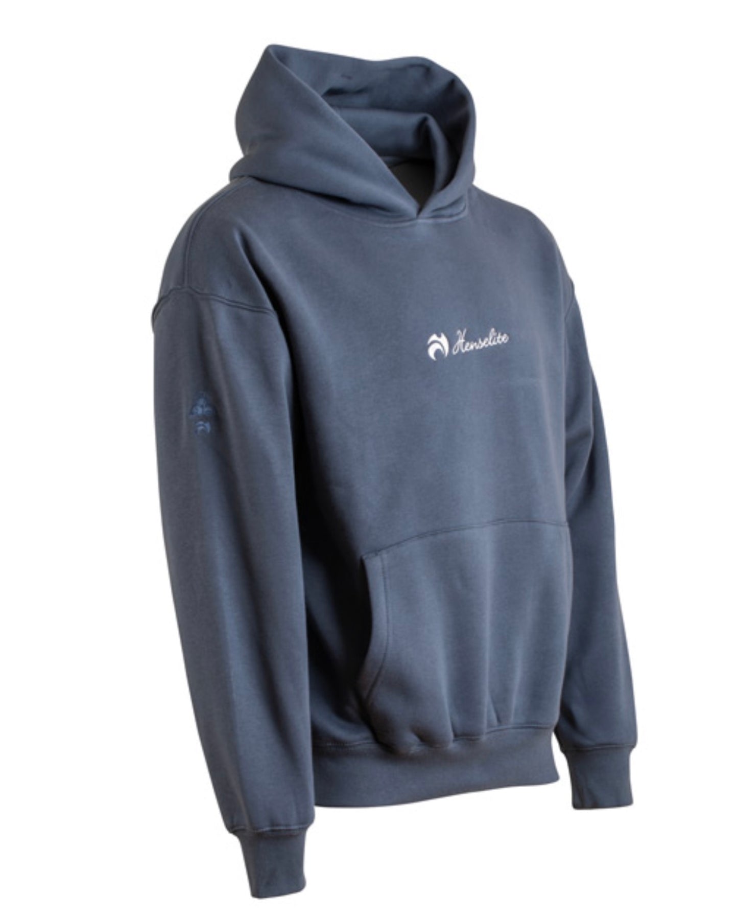 Henselite Oversized Hoody- Slate Blue