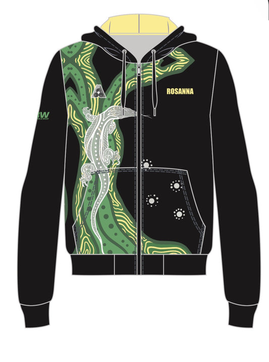Rosanna Bowling Club Unisex Zipped Hoodie
