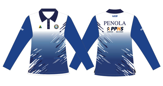 Penola Bowling Club Ladies Long Sleeve Polo