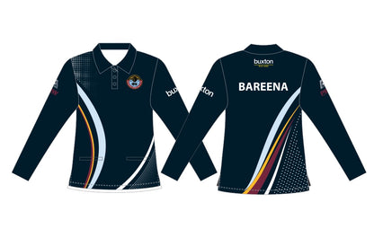 Bareena Bowling Club Ladies Long Sleeve Polo