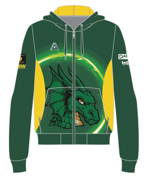 Dundee Dragons Unisex Zipped Hoodie