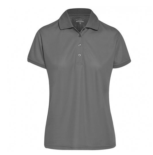 Sporte Leisure Ladies Short Sleeve Polo- Platinum