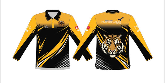 Kingborough Bowls and Community Club Mens Long Sleeve Polo