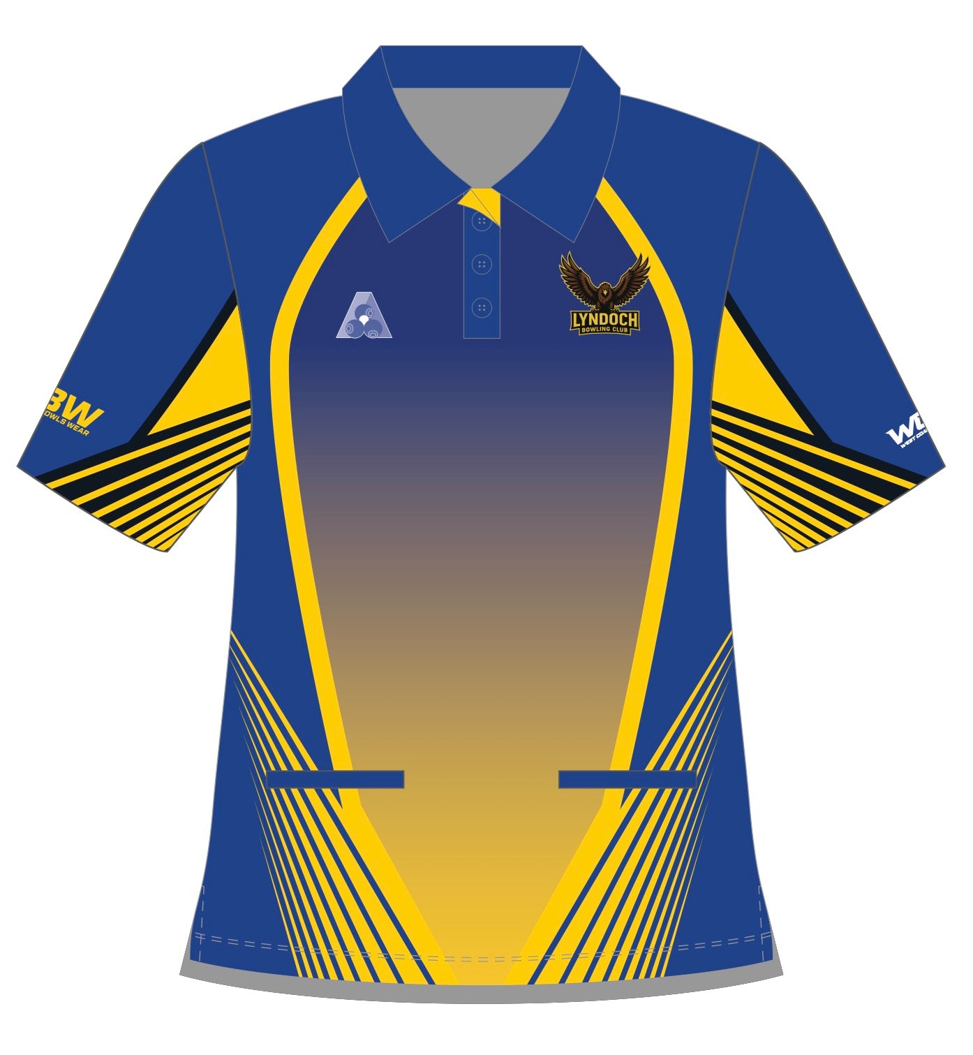 Lyndoch Bowling Club Ladies Short Sleeve Polo