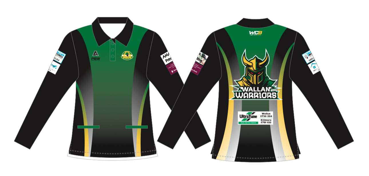 Wallan Bowling Club Ladies Pennant Long Sleeve Polo