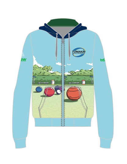 Tomakin Twist Tops Unisex Zipped Hoody