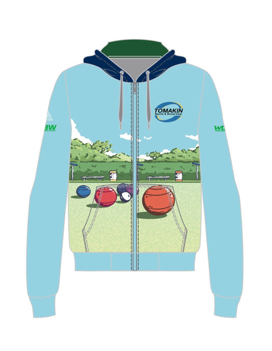 Tomakin Twist Tops Unisex Zipped Hoody