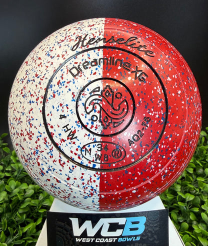 Dreamline XG size 4 Non Gripped Red White duo