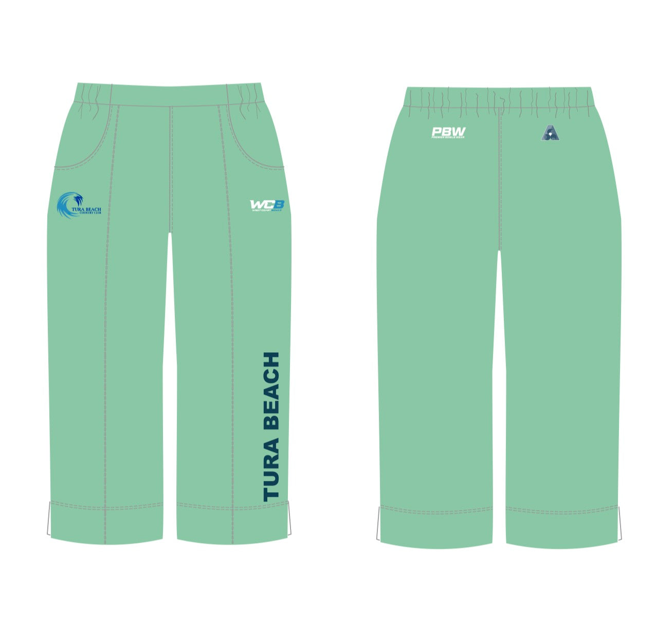 Tura Beach Bowling Club Ladies 3/4 pants