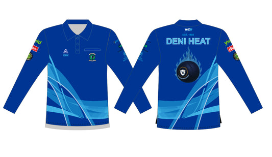 Deniliquin Bowling Club Mens Long Sleeve Polo