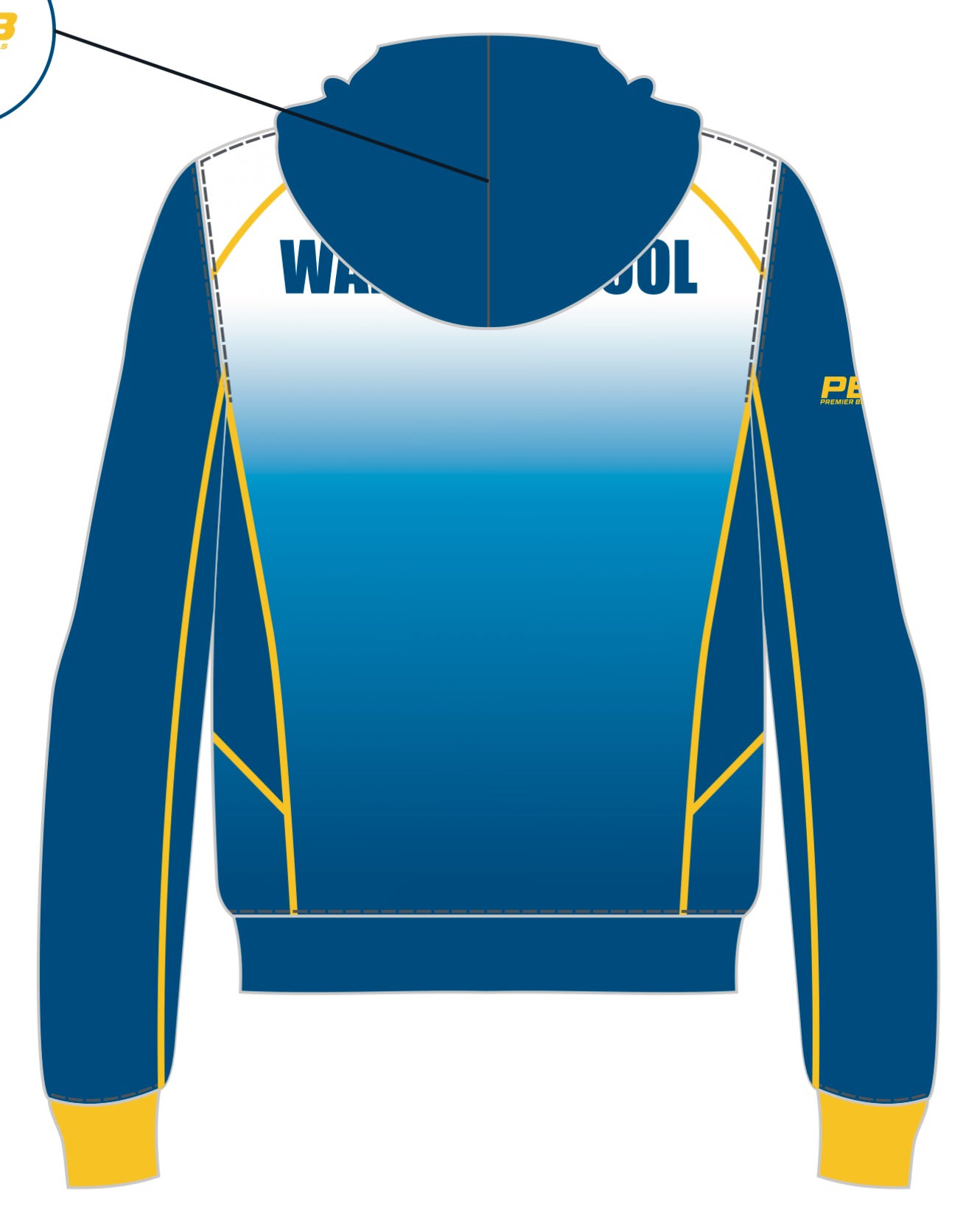 Warrnambool Bowling Club Pennant Unisex Hoodie