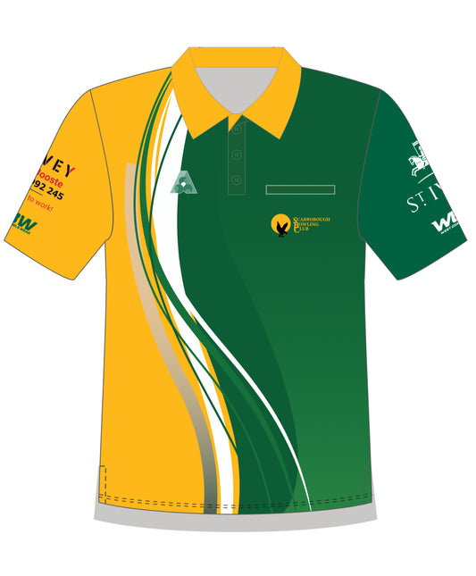 Scarborough Bowling Club Mens Short Sleeve Polo