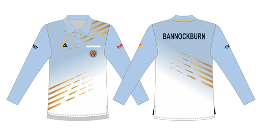 Bannockburn Bowling Club Mens Long Sleeve Uniform Polo