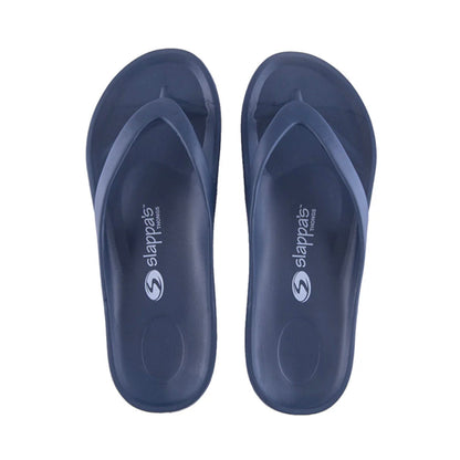 Slappas Arch Support Thongs - Navy