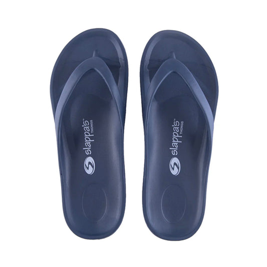 EOFY Sale- Slappas Arch Support Thongs - Navy