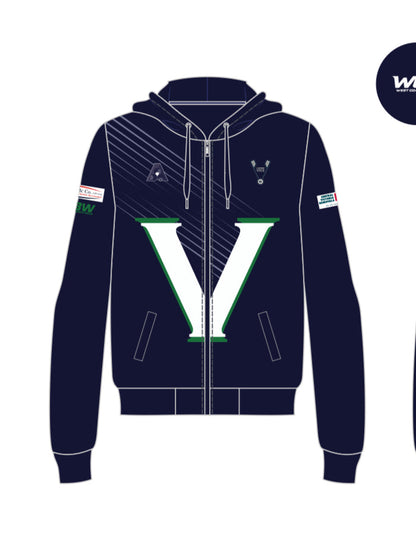 Armed Vic Unisex Zipped Hoodie