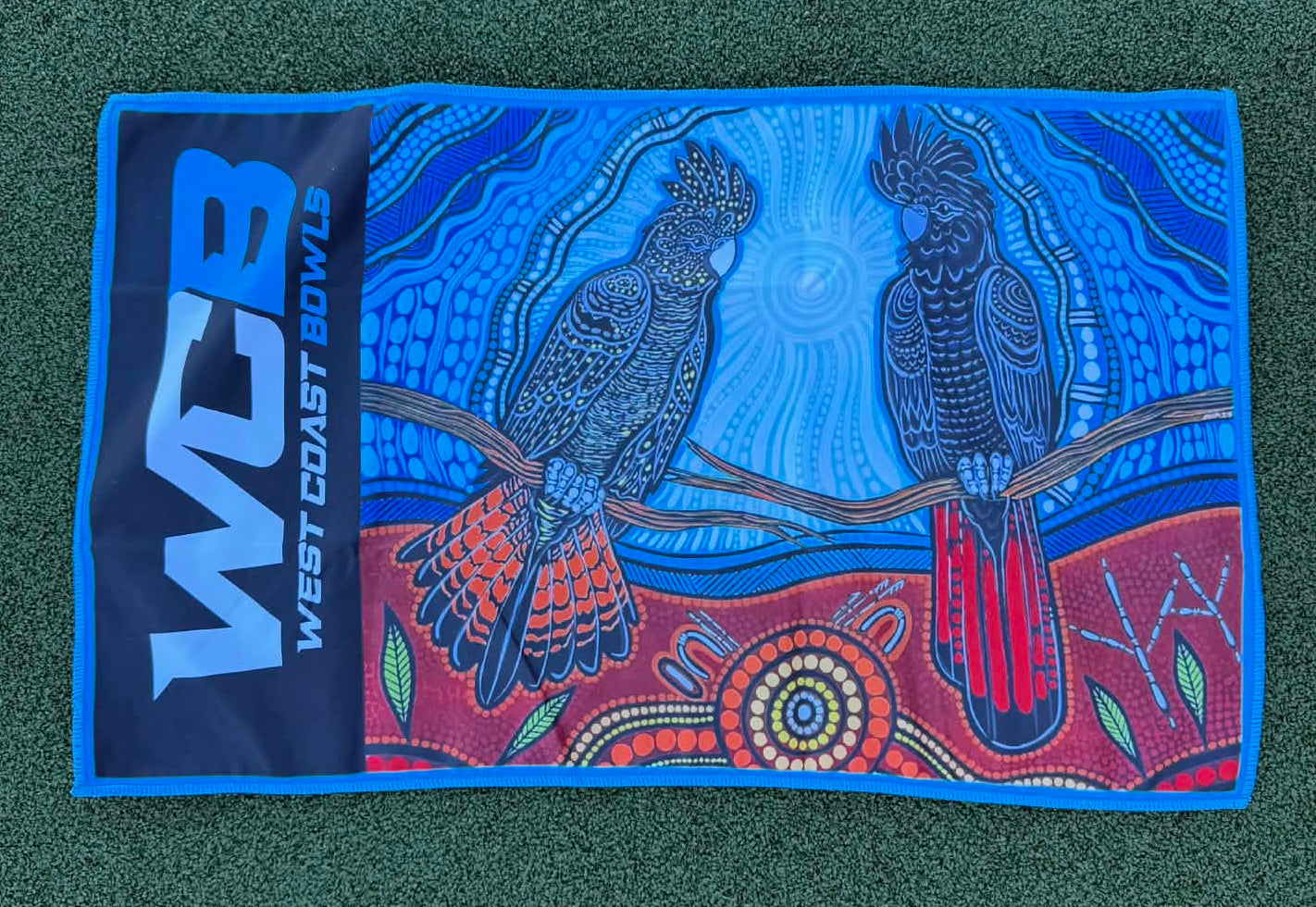 WCB Black Cockatoo Bowls Cloth