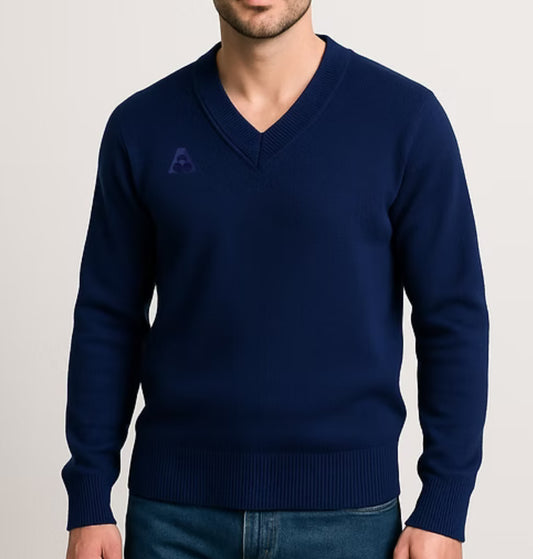 Navy Knitted Jumper