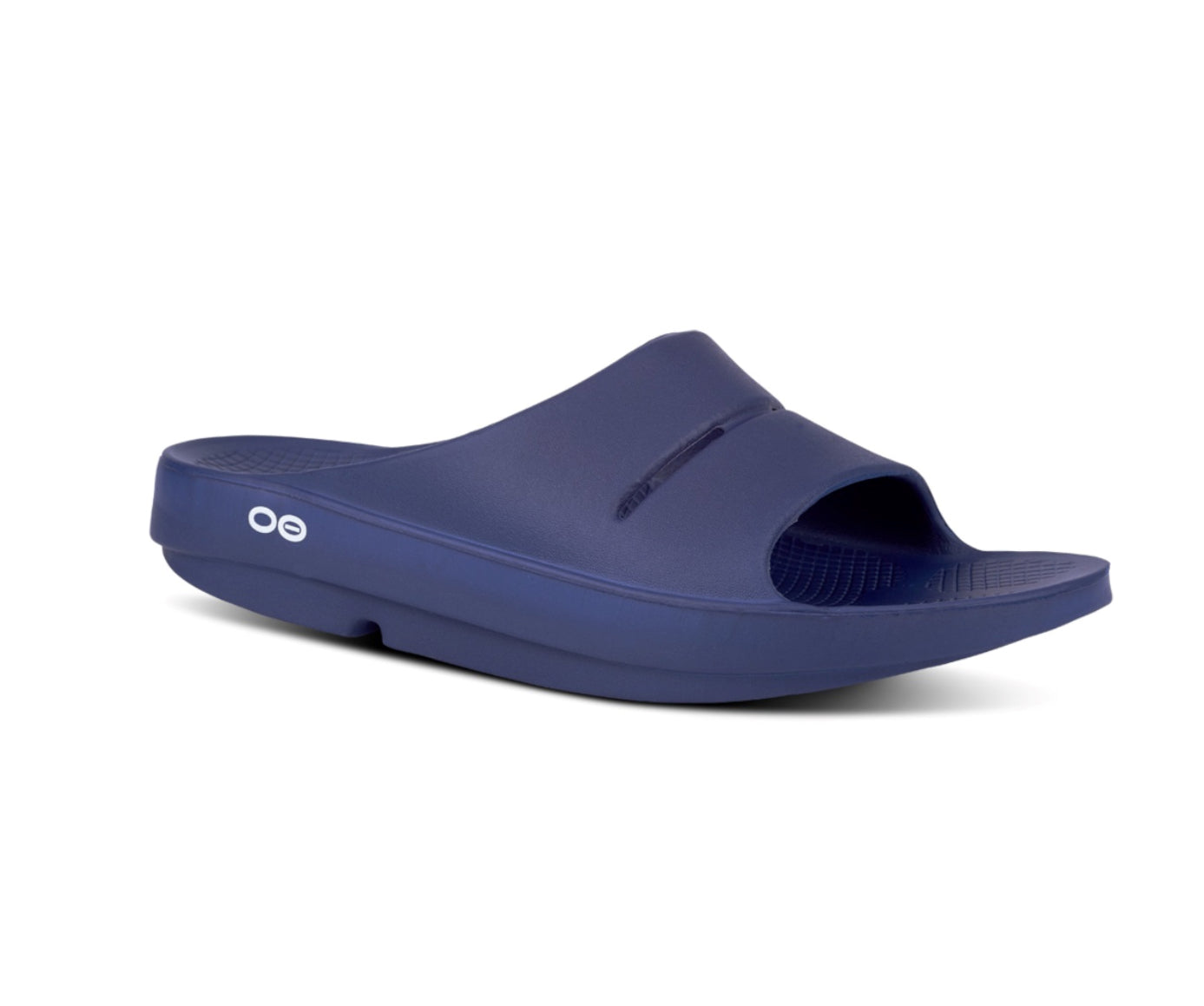 OOFOS OOAHH SLIDES Navy