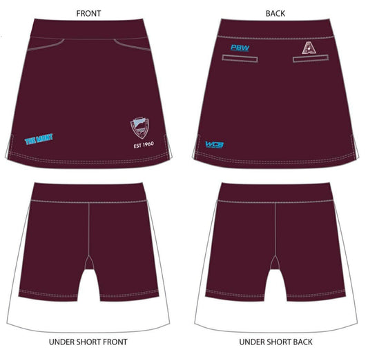 Claremont Bowls and Community Club Ladies Skort