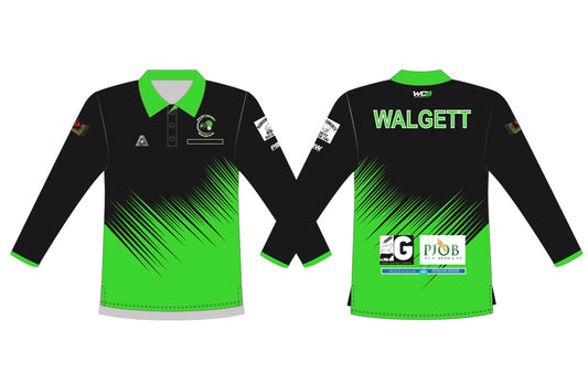 Walgett Bowling Club Mens Long Sleeve Polo