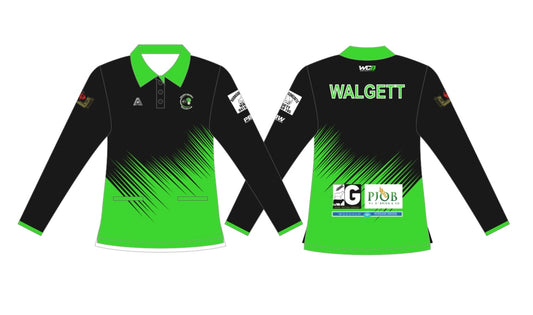 Walgett Bowling Club Ladies Long Sleeve Polo