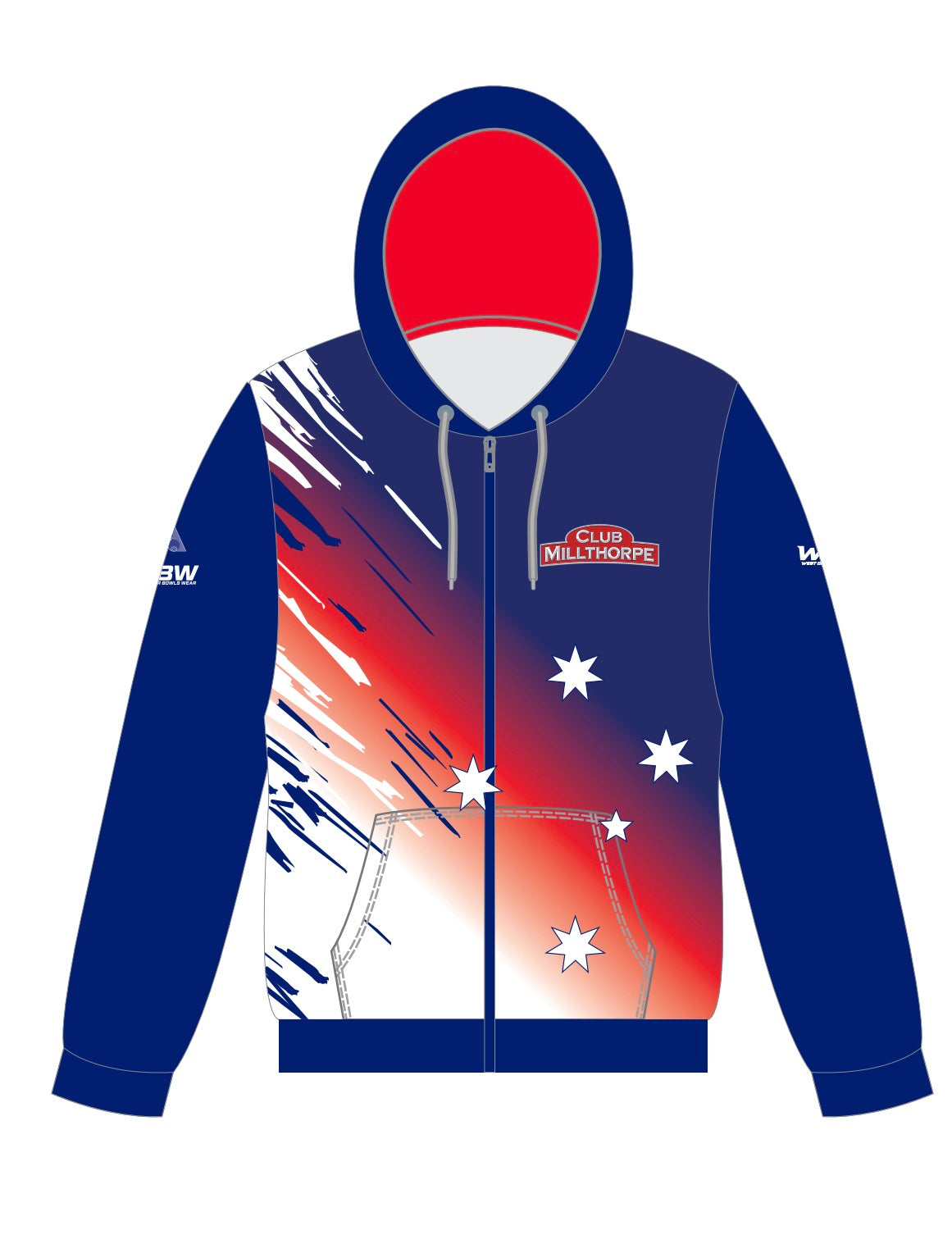 Club Millthorpe Zipped Hoody