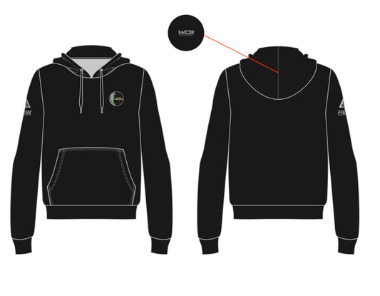 Rosanna Black Hoody- Unisex