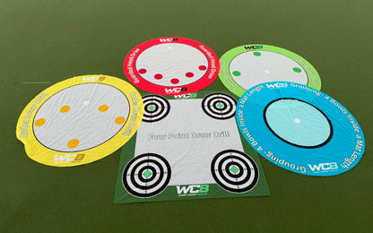 WCB Pro Target Mats- Pack of 5- Drawing