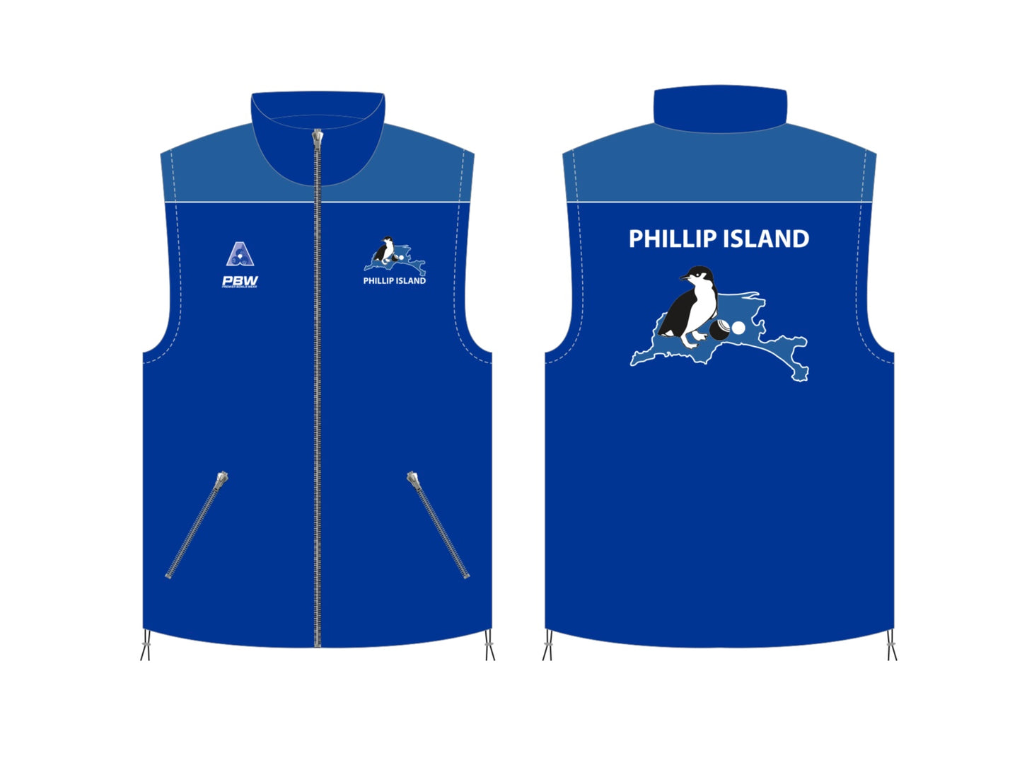 Phillip Island Bowling Club Unisex Vest
