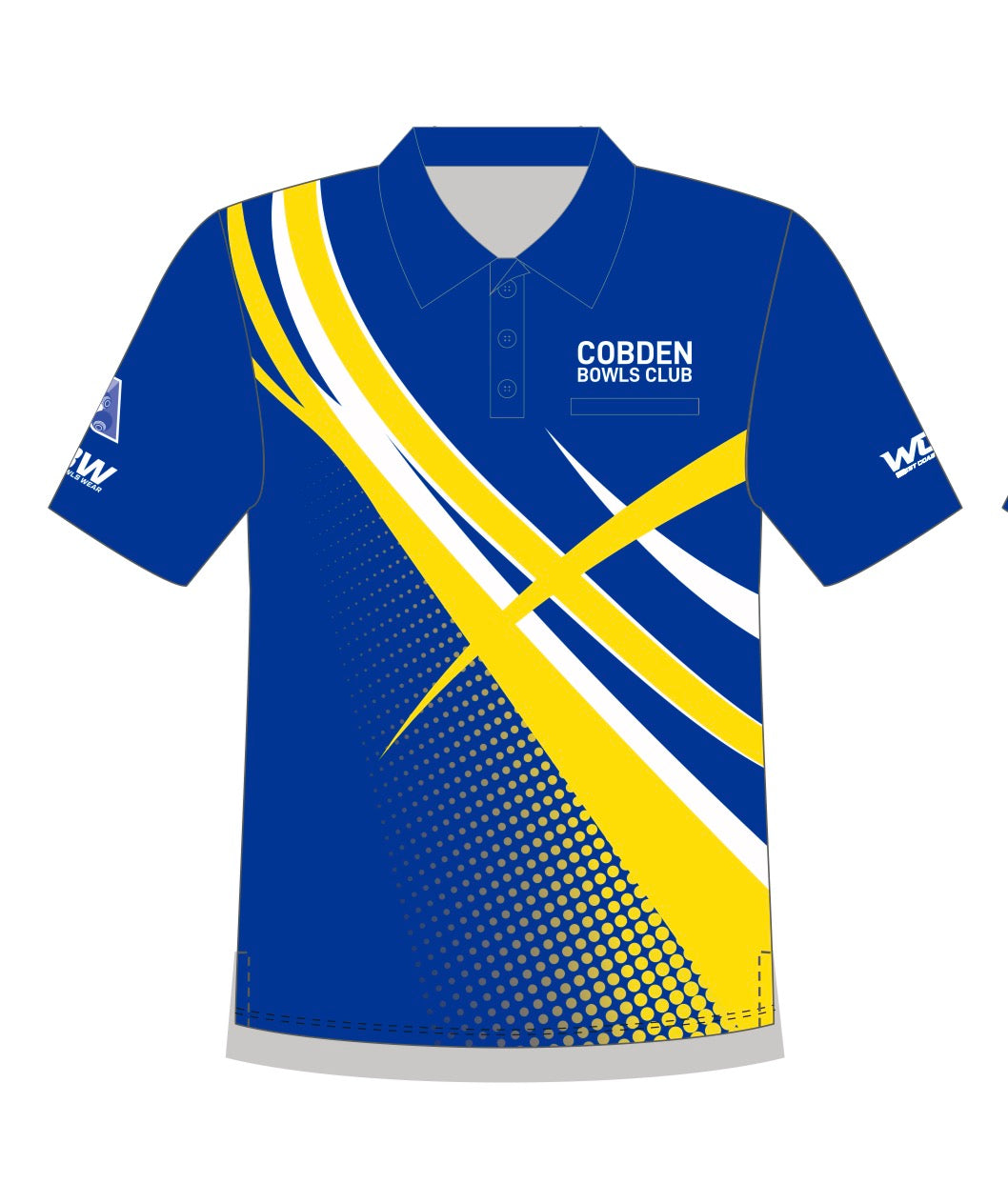 Cobden Bowling Club Mens Short Sleeve Polo