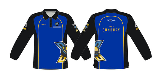 Club Sunbury XTreme Bowling Club Uniform Men's Long Sleeved Polo