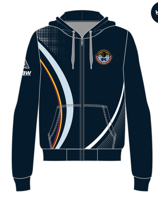 Bareena Bowling Club Unisex Zipped Hoody
