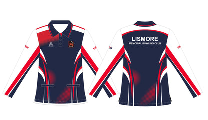 Lismore Bowling Club Ladies Long Sleeve Polo