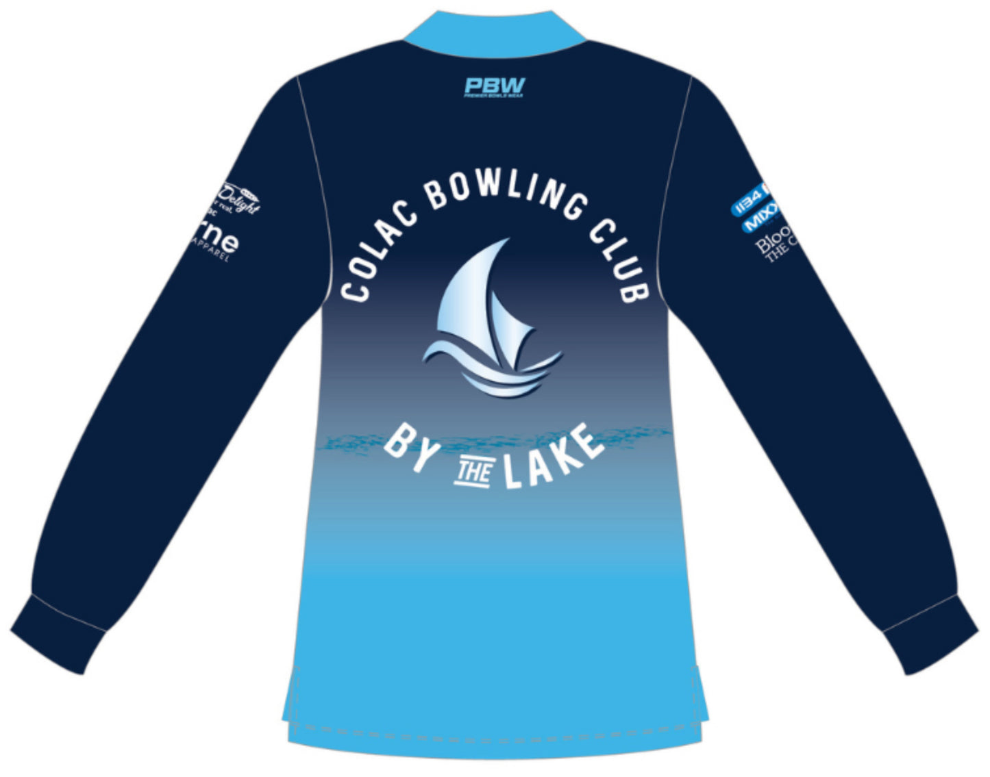 Colac Bowling Club Uniform Ladies Long Sleeve Polo
