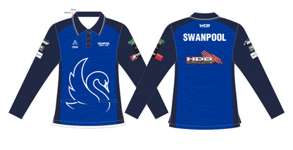 Swanpool Ladies Long Sleeve Polo