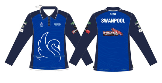 Swanpool Ladies Long Sleeve Polo