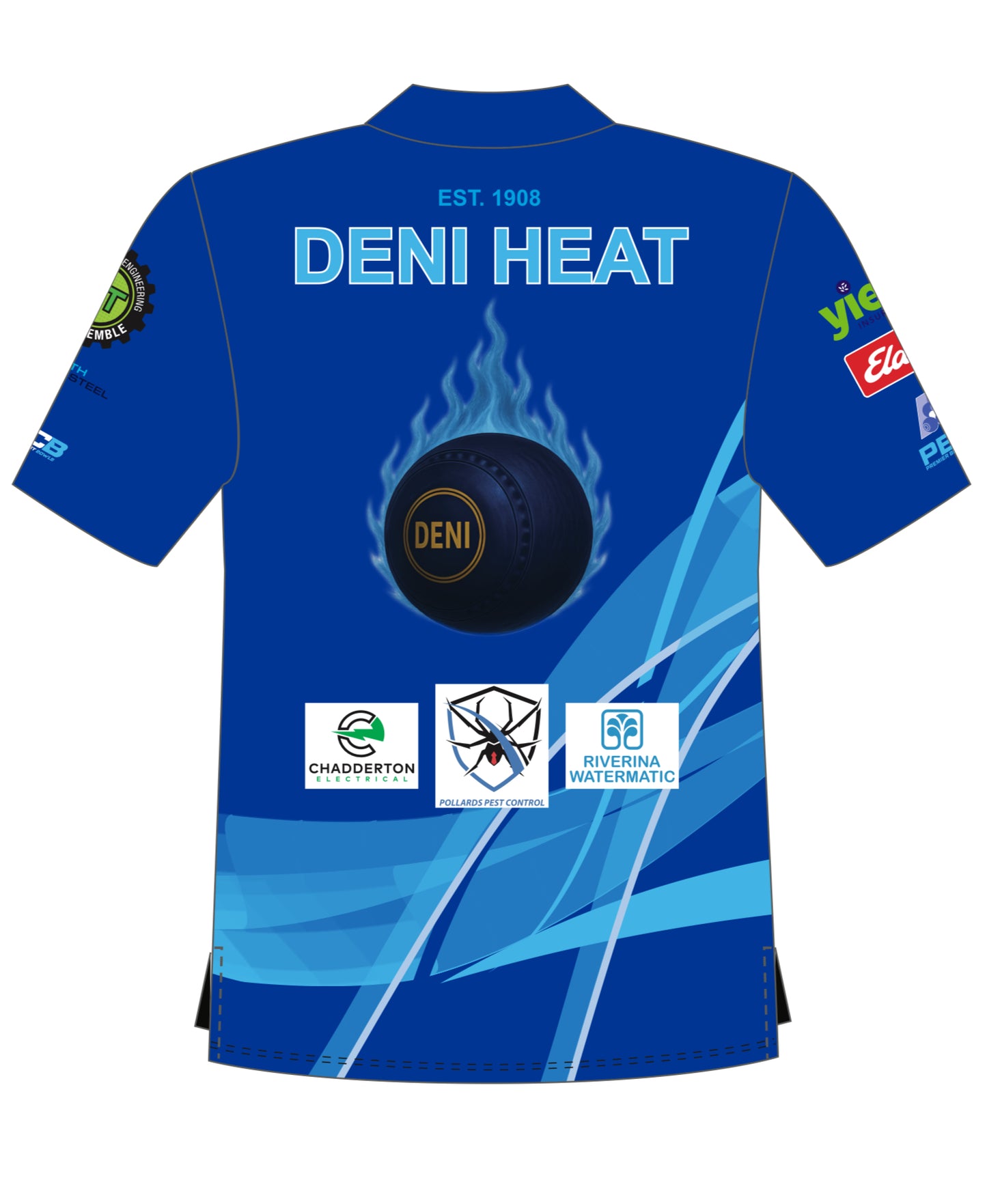 Deniliquin Bowling Club Mens Short Sleeve Polo